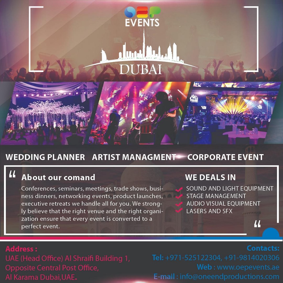 OEP EVENTS cover